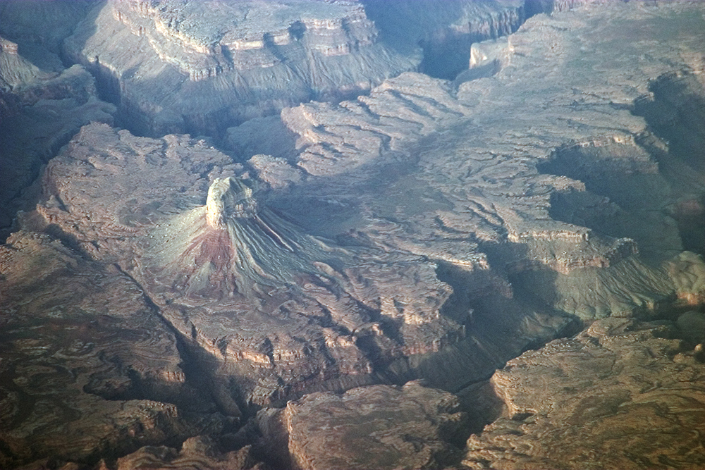 Looking down on the Grand Canyon