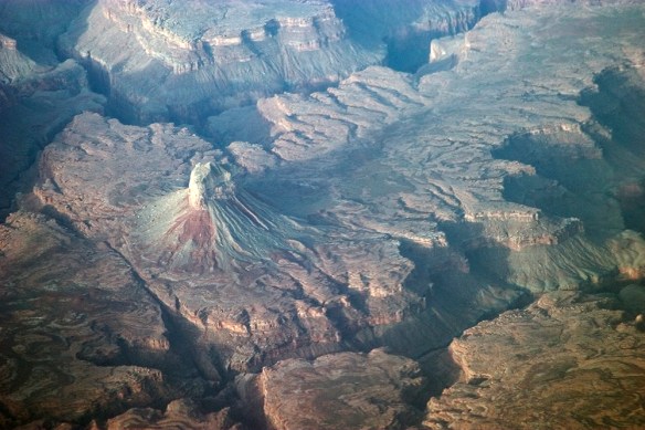 Looking down on the Grand Canyon